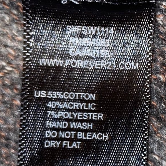 Forever 21 Dolman Sleeve Cocoon Gray Kimono - Picture 8 of 8